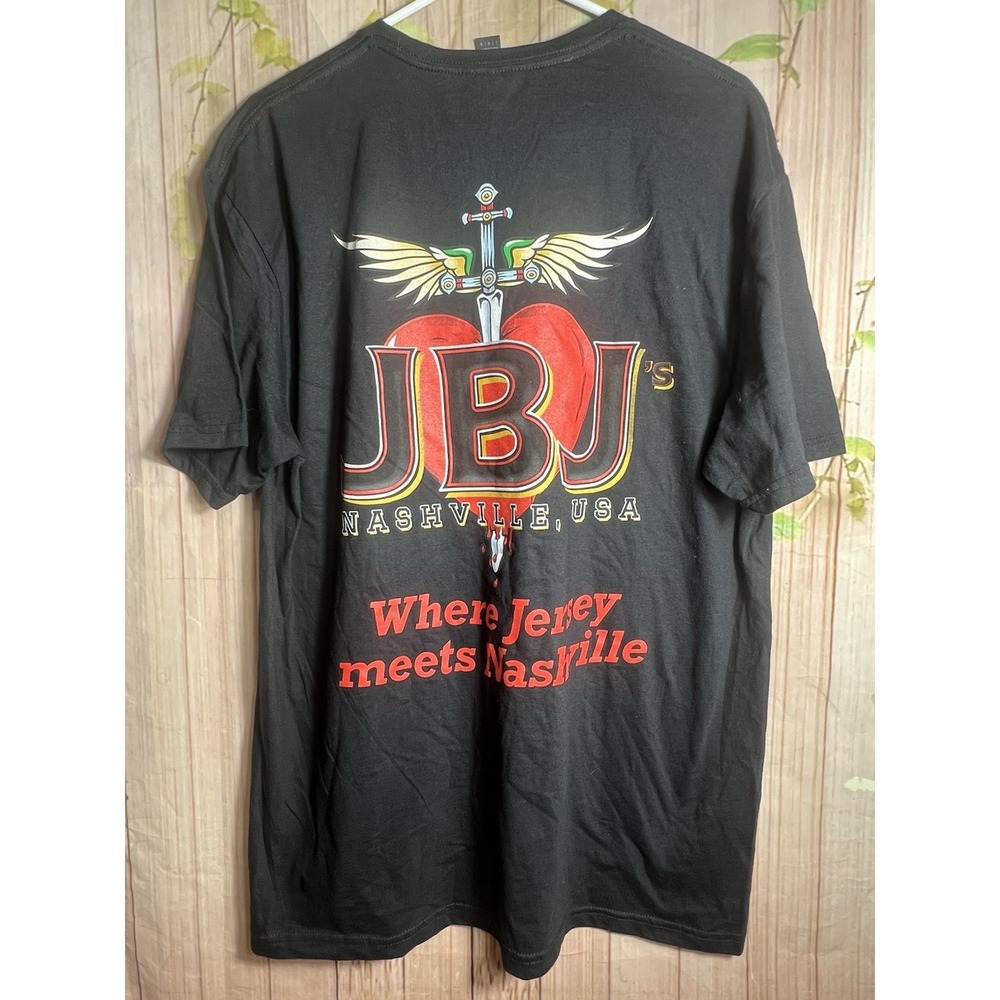 JBJ Jon‎ Bon Jovi Restaurant Merch Black Size LARGE
